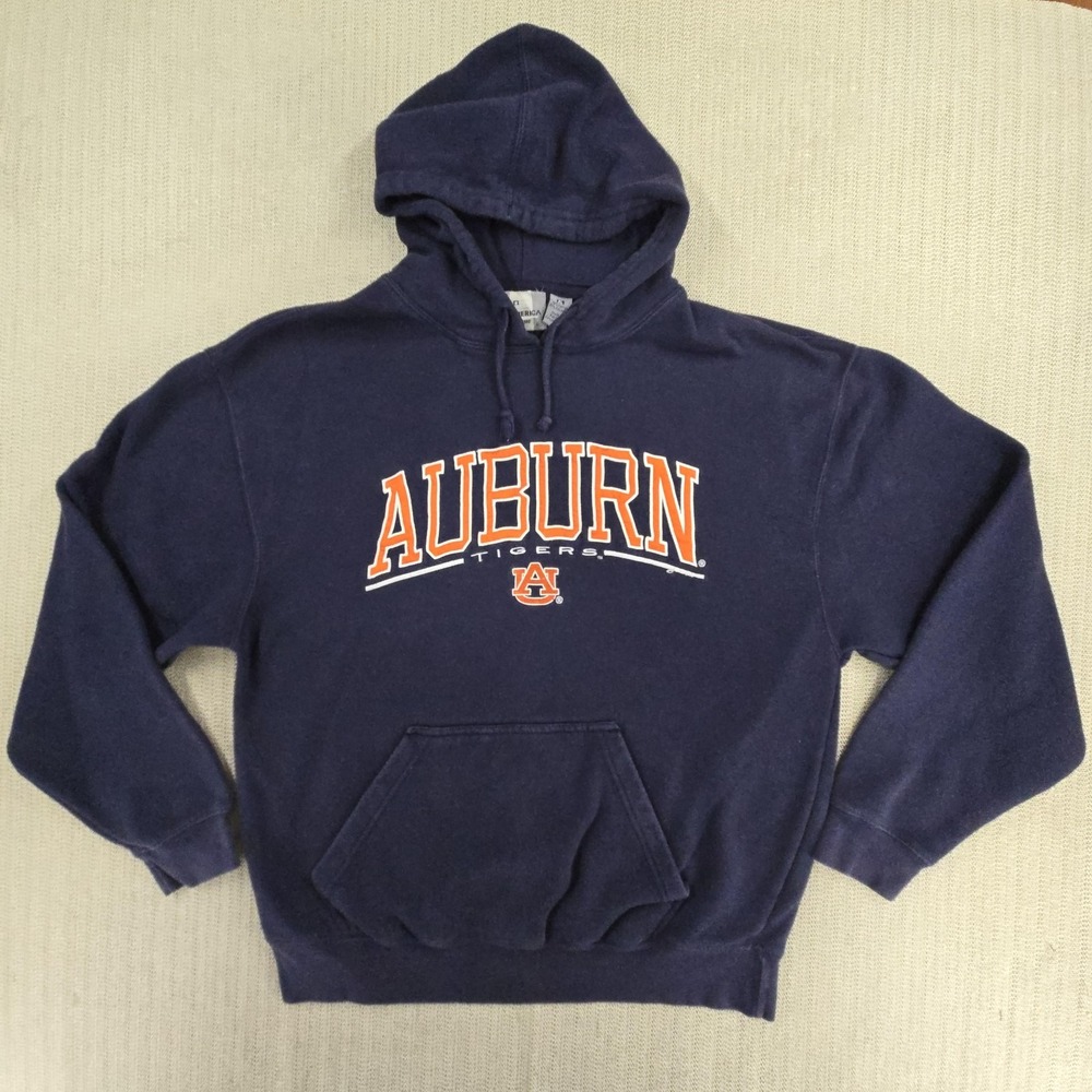 Auburn Tigers Hoodie Sweatshirt Mens XL Navy NCAA College Football J America